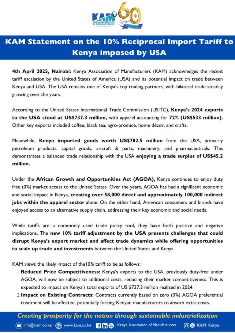Kenya, Ghana and Ethiopia hit with lowest tariffs under Trump’s trade war – TechCabal